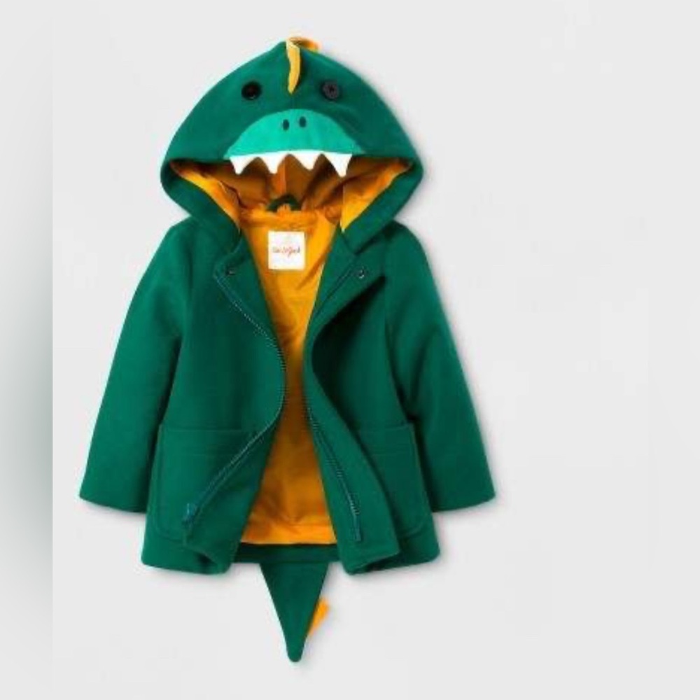Cat & Jack boys dinosaur jacket - 18M - EUC - Picture 1 of 4